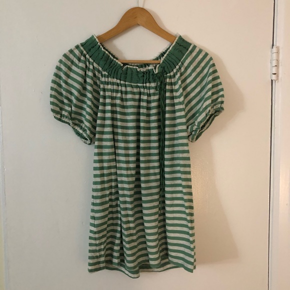Bcbgmaxazria Short Sleeve Top. Sz M - Picture 1 of 6